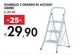 Bennet SGABELLO 3 GRADINI IN ACCIAIO GIERRE offerta