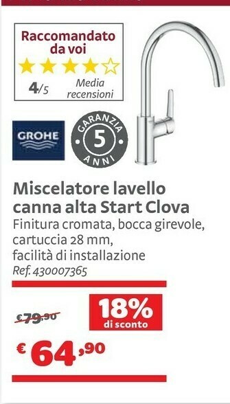 Bricocenter Miscelatore offerta