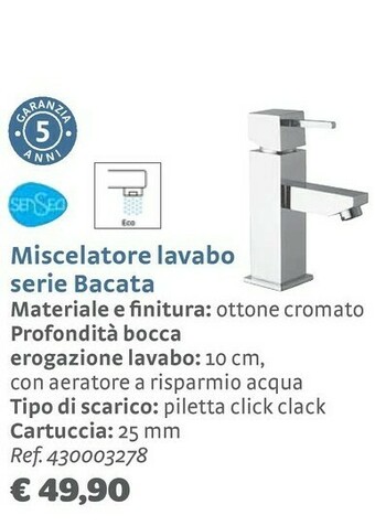 Bricocenter Miscelatore offerta