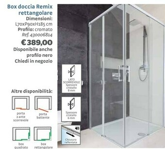 Bricocenter Box doccia offerta