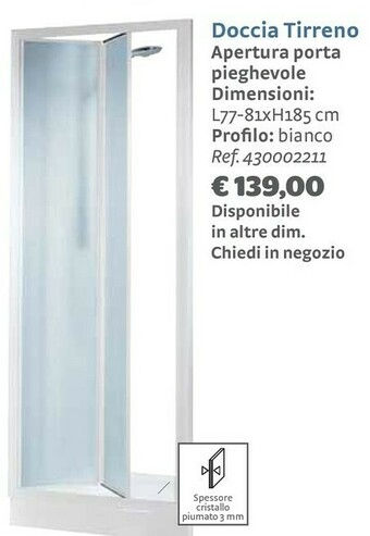 Bricocenter Box doccia offerta