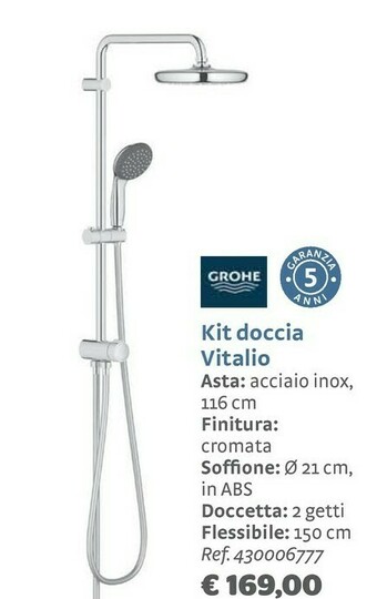 Bricocenter Soffione doccia offerta