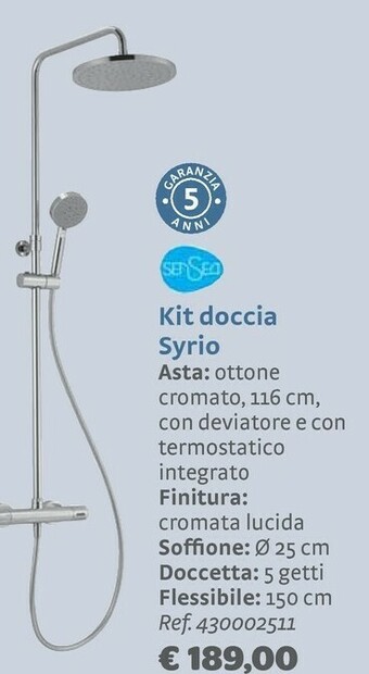 Bricocenter Soffione doccia offerta