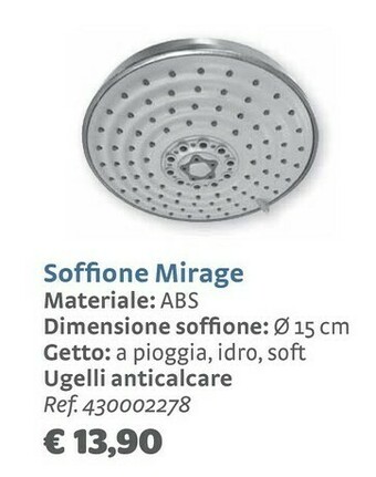 Bricocenter Soffione doccia offerta