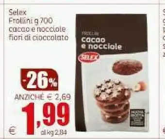 Elite Frollini con cacao e nocciole 700 g(ml) offerta