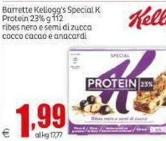 Elite Kellogg's - special k protein con frutta secca, semi e crema di mandorle 112 g(ml) offerta