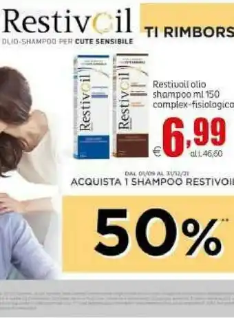 Elite Restivoil olio shampoo offerta