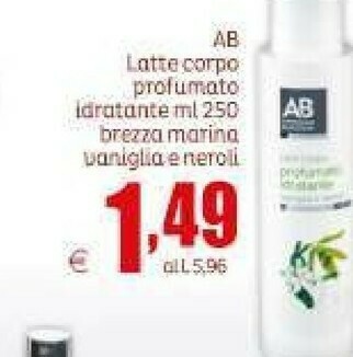 Elite Ab latte corpo profumato idratante offerta