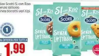 Elite Riso scotti - s! con riso senza lattosio cono riso e cacao offerta
