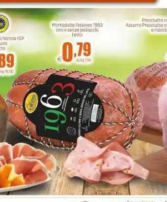 Mortadella con e senza pistacchi