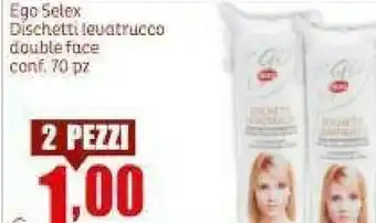 Ego dischetti levatrucco double face