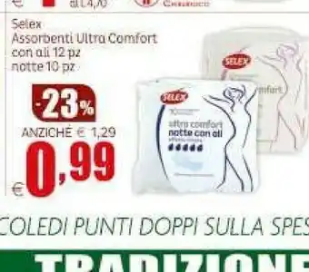 Assorbenti ultra comfort con ali