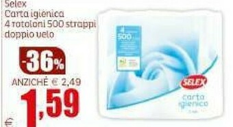 Elite Carta igienica offerta