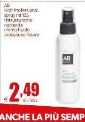 Elite Ab hair professional spray offerta