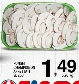 Ok Sigma Funghi champignon 250 g offerta