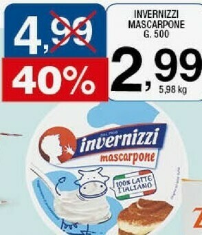 Ok Sigma Mascarpone offerta