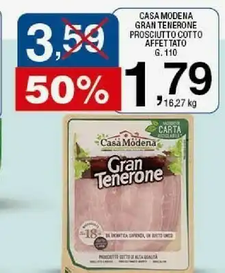 Ok Sigma Teneroni prosciutto cotto di alta qualità 110 g(ml) offerta
