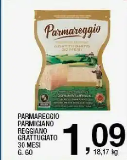 Ok Sigma Parmigiano reggiano 30 mesi grattugiato 60 g(ml) offerta