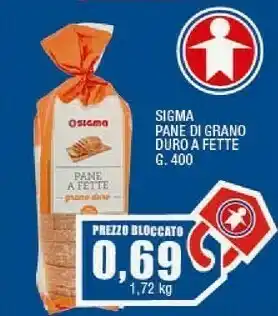 Ok Sigma Sigma - pane a fette grano duro offerta