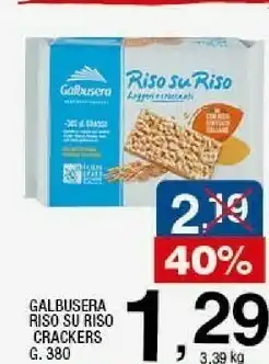 Ok Sigma Riso su riso cracker con riso soffiato 380 g(ml) offerta