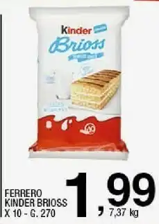 Ok Sigma Kinder brioss 270 g(ml) offerta