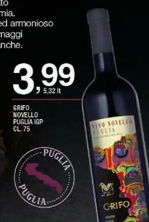 Grifo novello puglia igp