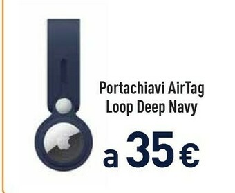 Apple portachiavi airtag loop deep navy