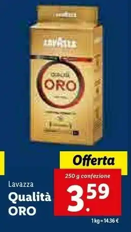 Lidl Qualità oro 250 g(ml) offerta