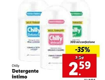 Lidl Detergente intimo offerta