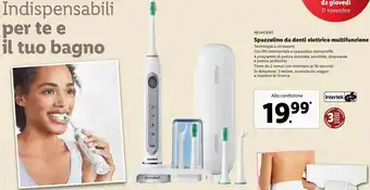 Lidl Nevadent spazzolino da denti elettrico multifunzione offerta