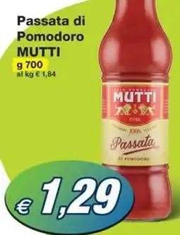 Prix Quality Passata di Pomodoro MUTTI offerta