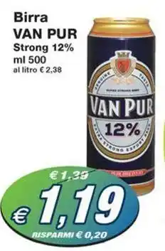 Prix Quality Birra VAN PUR Strong 12% offerta