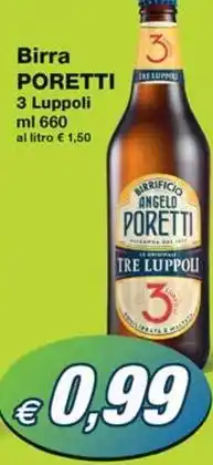 Prix Quality Birra PORETTI 3 Luppoli offerta