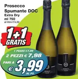Prix Quality Prosecco Spumante DOC Extra Dry offerta