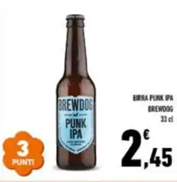 Conad BIRRA PUNK IPA BREWDOG 33 cl offerta