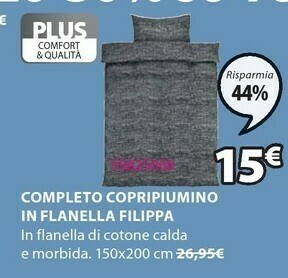 JYSK Copripiumino offerta