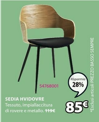 JYSK Sedie offerta