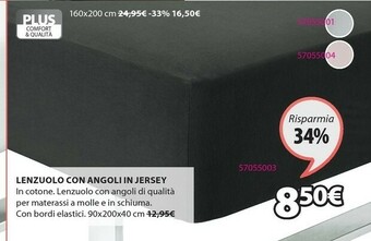 JYSK Lenzuola offerta