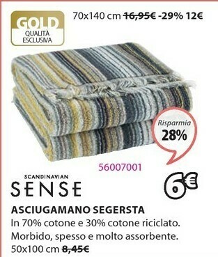 JYSK Asciugamani offerta