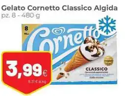Gelato Cornetto Classico Algida pz. 8 - 480 g