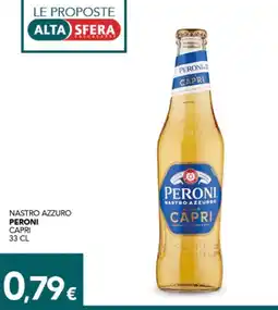 Altasfera NASTRO AZZURO PERONI CAPRI 33 CL offerta