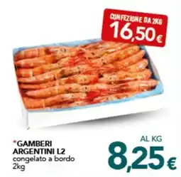 Altasfera GAMBERI ARGENTINI L2 congelato a bordo 2kg offerta