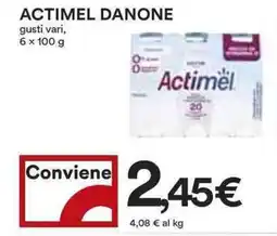 Coop ACTIMEL DANONE gusti vari, 6 x 100 g offerta