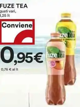 Coop FUZE TEA gusti vari, 1,25 It offerta