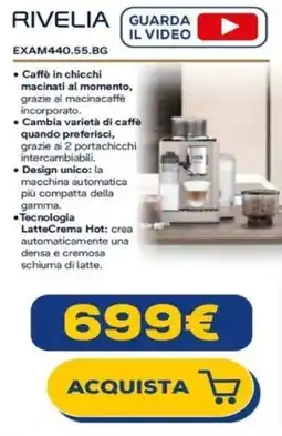Euronics DeLonghi RIVELIA EXAM440.55.BG offerta