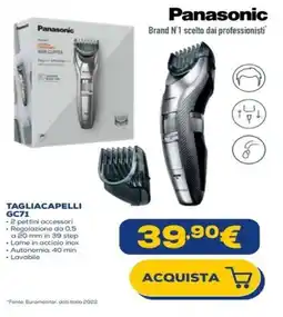 Euronics Panasonic TAGLIACAPELLI GC71 offerta