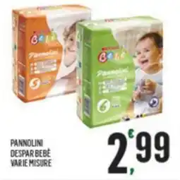 Despar PANNOLINI DESPAR BEBE VARIE MISURE offerta