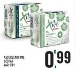 Despar ASSORBENTI XME DESPAR VARI TIPI offerta