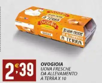 Sisa OVOGIOIA  UOVA FRESCHE DA ALLEVAMENTO A TERRA X 10 offerta