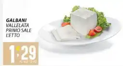 Sisa GALBANI VALLELATA PRIMO SALE L'ETTO offerta